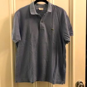 Lacoste Steel Blue Polo Size 5 / Medium